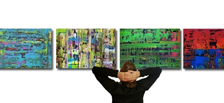 Auftragsmalerei/moderne abstrakte Bilder kaufen